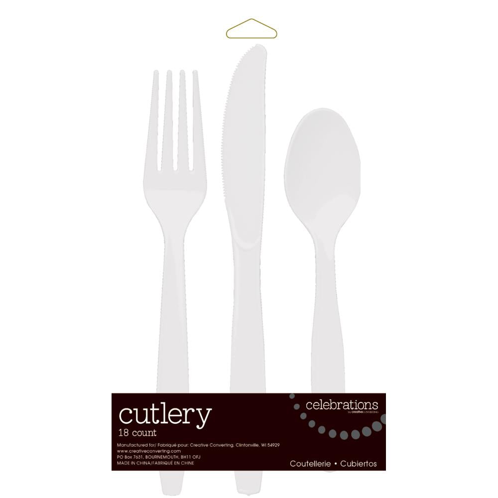 216ct Bulk Value Friendly Clear Assorted Plastic Cutlery