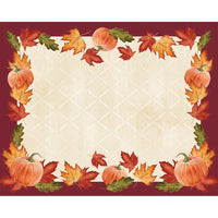 144ct Bulk Pumpkins & Leaves Paper Placemats
