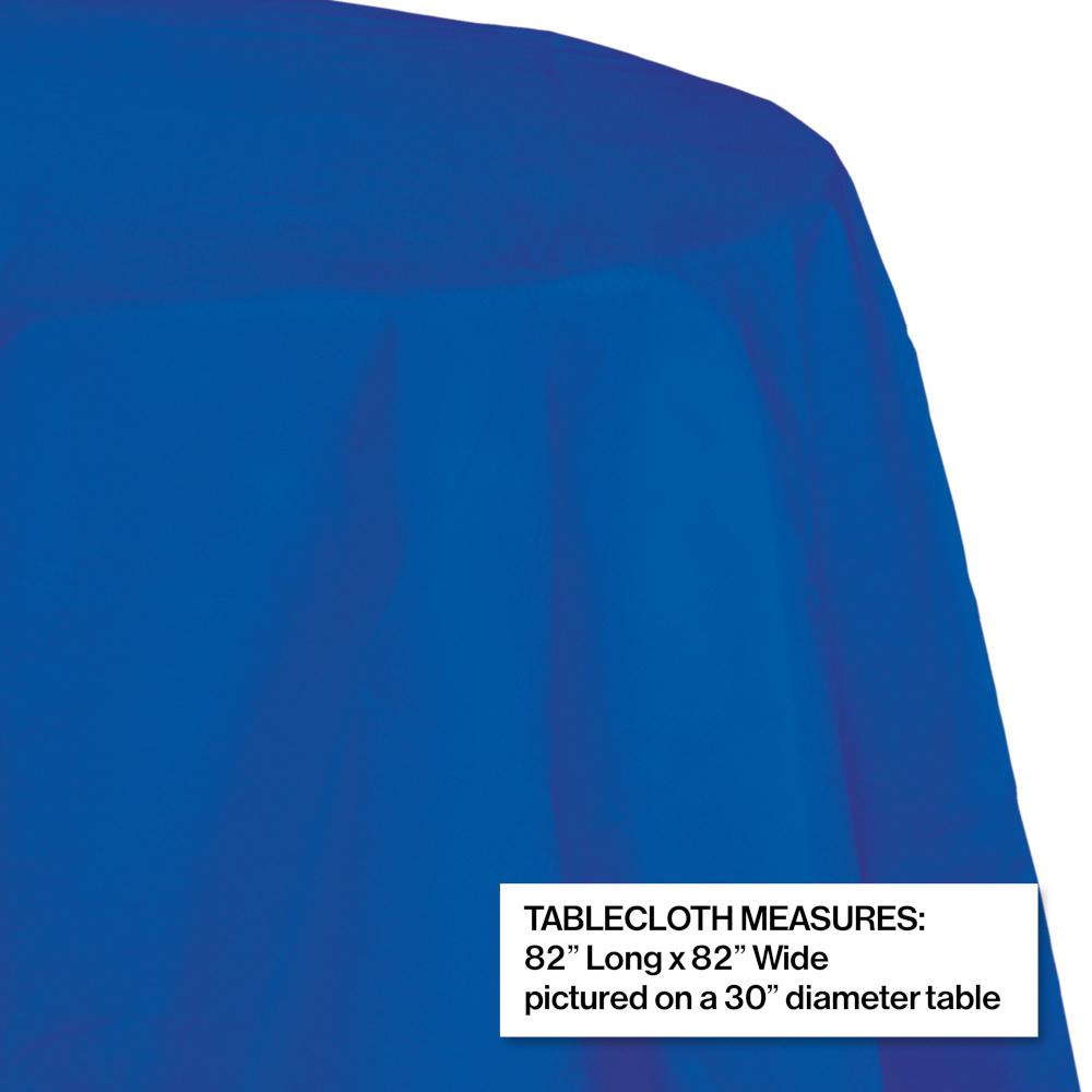 12ct Bulk Cobalt Blue Round Paper Table Covers