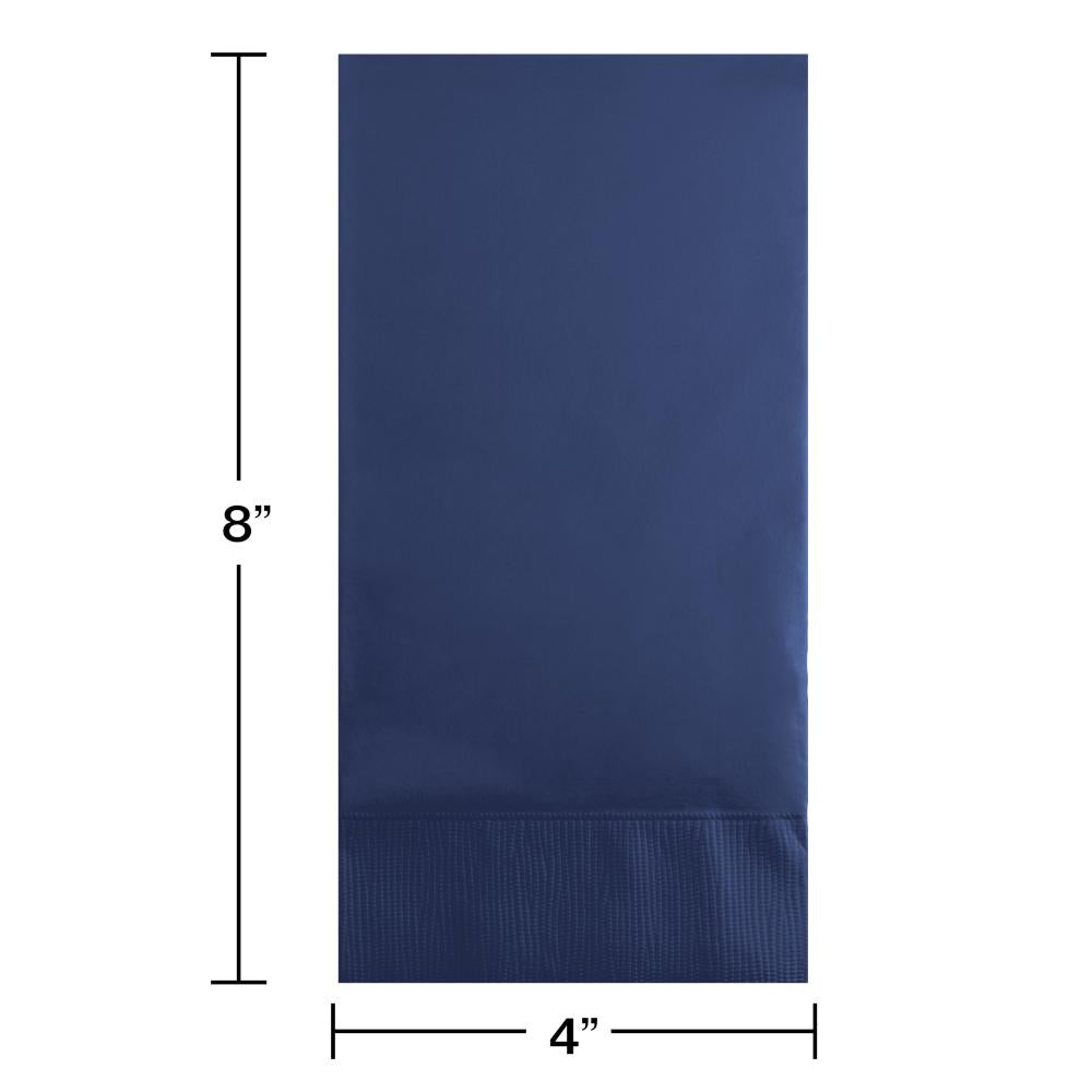 192ct Bulk Navy 3 Ply Guest Towels