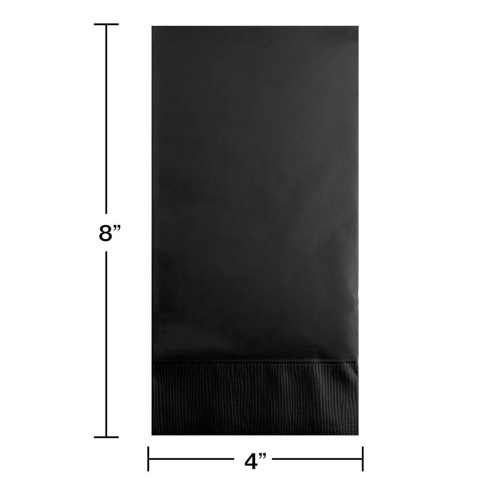 192ct Bulk Black Velvet 3 Ply Guest Towels