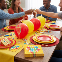 Bulk Happy Birthday Bash Paper Luncheon Napkins (Case of 192)