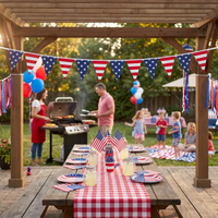 Bulk 84 Inch Patriotic Pennant Banner (12 per Case)