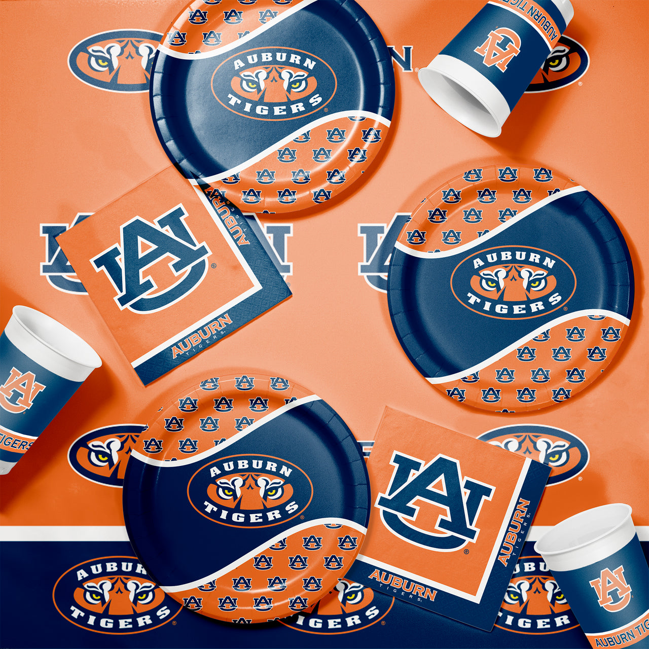 98 Pack Auburn University Tigers Retail Floor Display