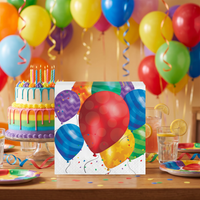Bulk Balloon Blast Lunch Napkins (192 per Case)
