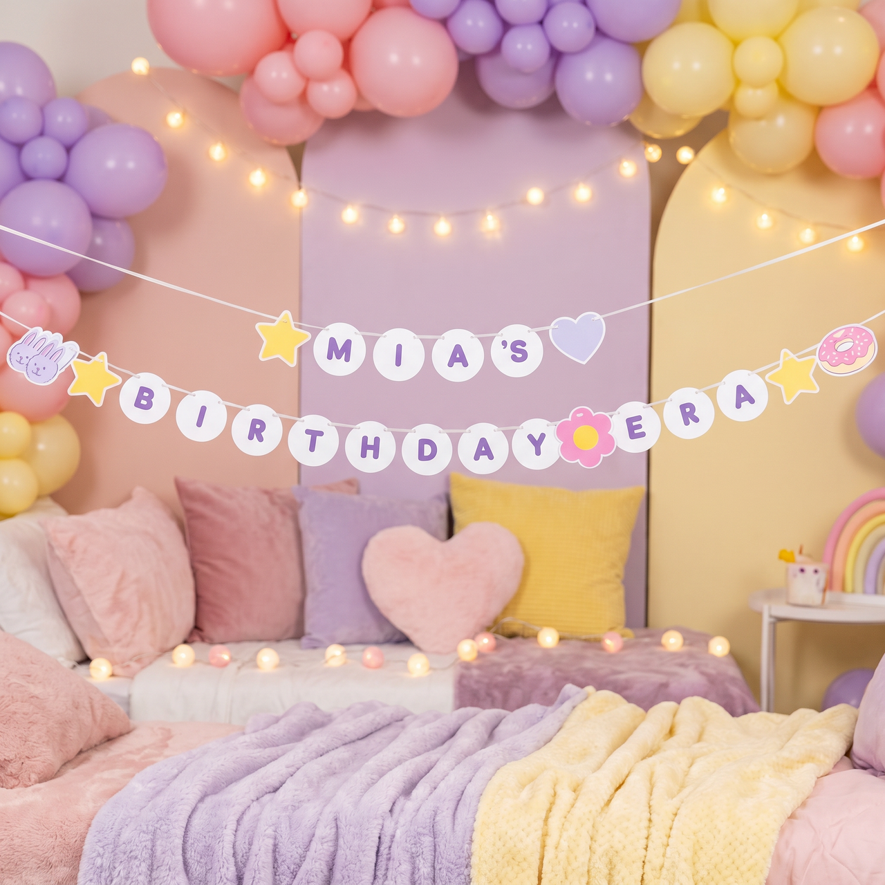 Bulk Sweet Dreams DIY Pennant Banner w/ Stickers (12 per Case)