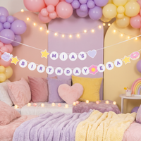 Bulk Sweet Dreams DIY Pennant Banner w/ Stickers (12 per Case)