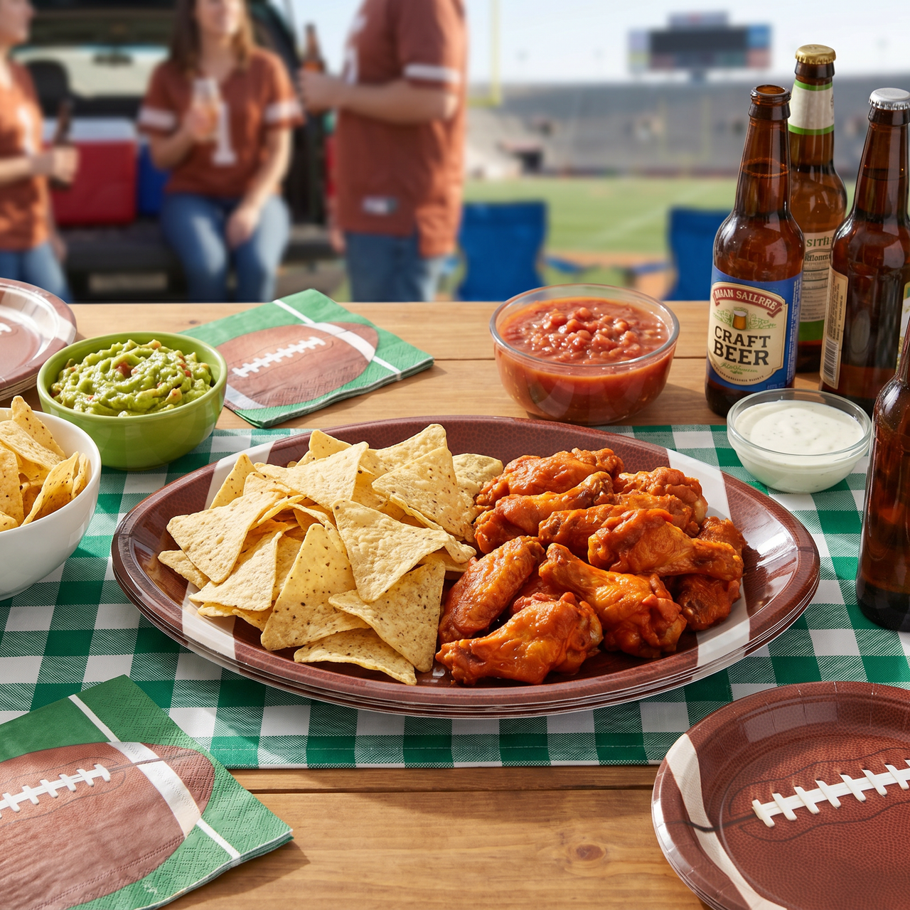 Bulk Football Plastic Trays (12 per Case)