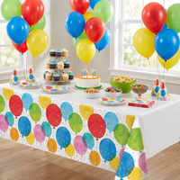 Bulk Confetti Balloons Paper Tablecover 54