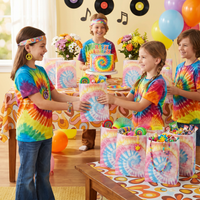 Bulk Tie Dye Party Paper Treat Bags (96 per Case)
