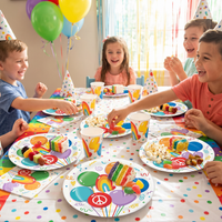 Bulk Bubbly Birthday Luncheon Plate (96 per Case)
