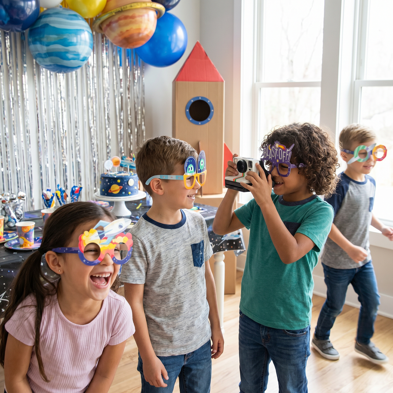 Bulk Space Adventures Paper Glasses (24 per Case)