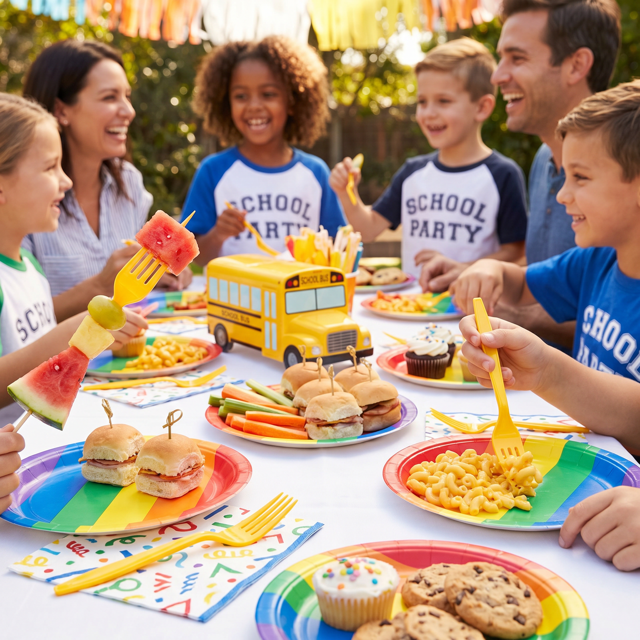 Bulk School Bus Yellow Plastic Forks (288 per Case)