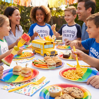 Bulk School Bus Yellow Plastic Forks (288 per Case)