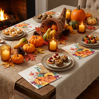 Bulk Fall Feast Paper Luncheon Napkin (Case of 192)