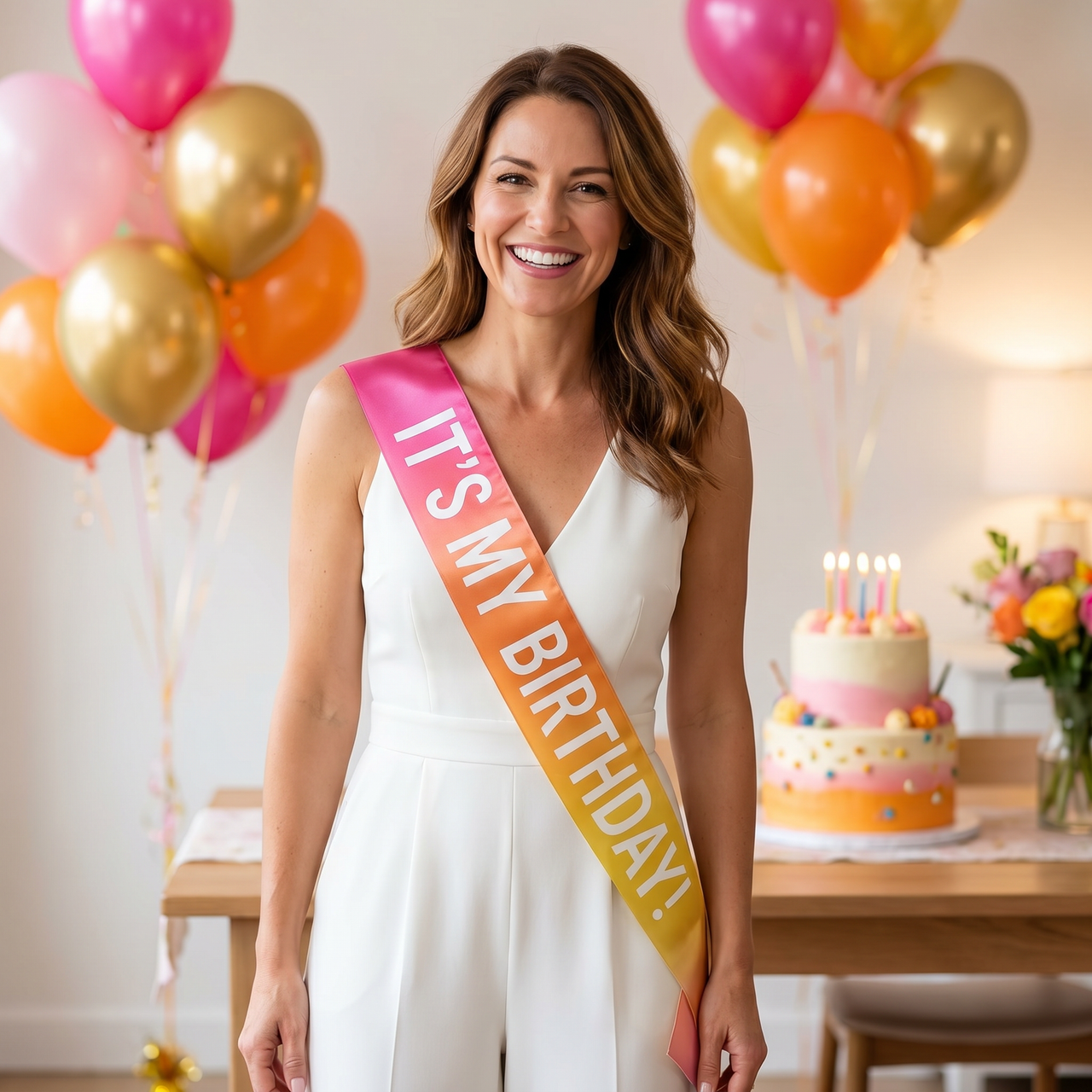 Bulk It's My Birthday Party Sashes (12 per Case)