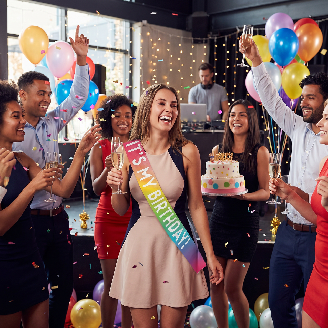 Bulk It's My Birthday Party Sashes (12 per Case)