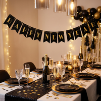 Bulk New Years Ribbon Banner Shaped (12 per Case)