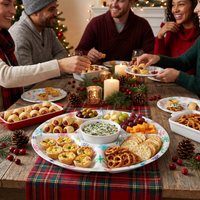 Bulk Christmas Decor Plastic Compartment Tray (6 per Case)