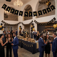 Bulk New Years Ribbon Banner Shaped (12 per Case)