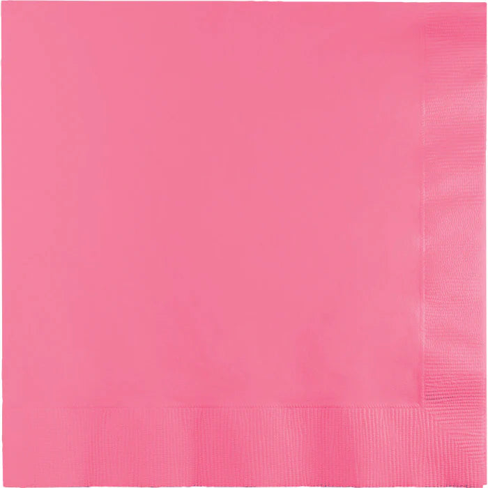 Bulk Candy Pink 2 Ply Luncheon Napkins (600 per Case)