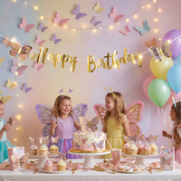 Bulk Shimmering Butterfly Banners (12 per Case)