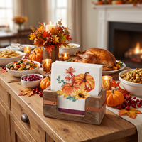 Bulk Fall Feast Paper Guest Towel (Case of 192)
