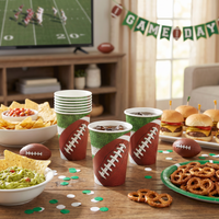 Bulk Football Party Paper Cups (96 per Case)