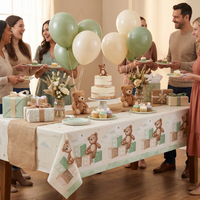 Bulk Teddy Bear Tablecover, Paper 54