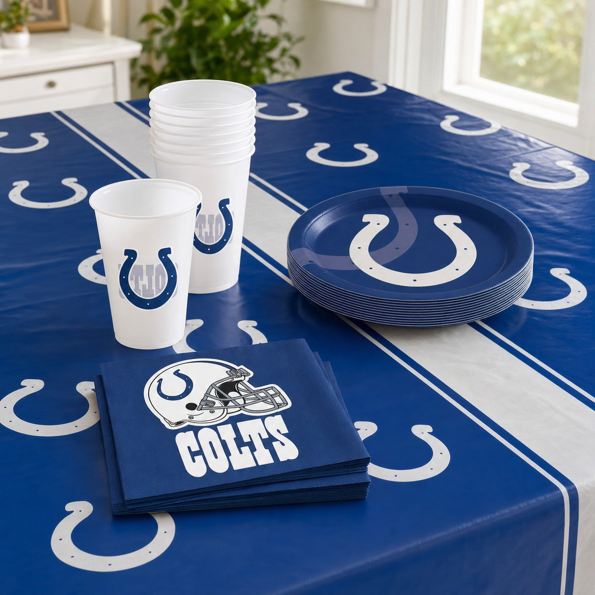 Bulk Indianapolis Colts 20 oz Plastic Cups (96 per Case)