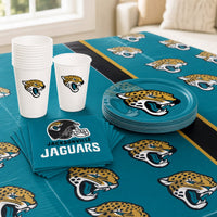 Bulk Jacksonville Jaguars Plastic Table Covers (12 per Case)