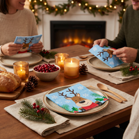 Bulk Christmas Cheer Luncheon Napkin (192 per Case)