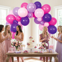 Bulk Pink and Purple Six Foot Balloon Arch Kit (6 Kits per Case)