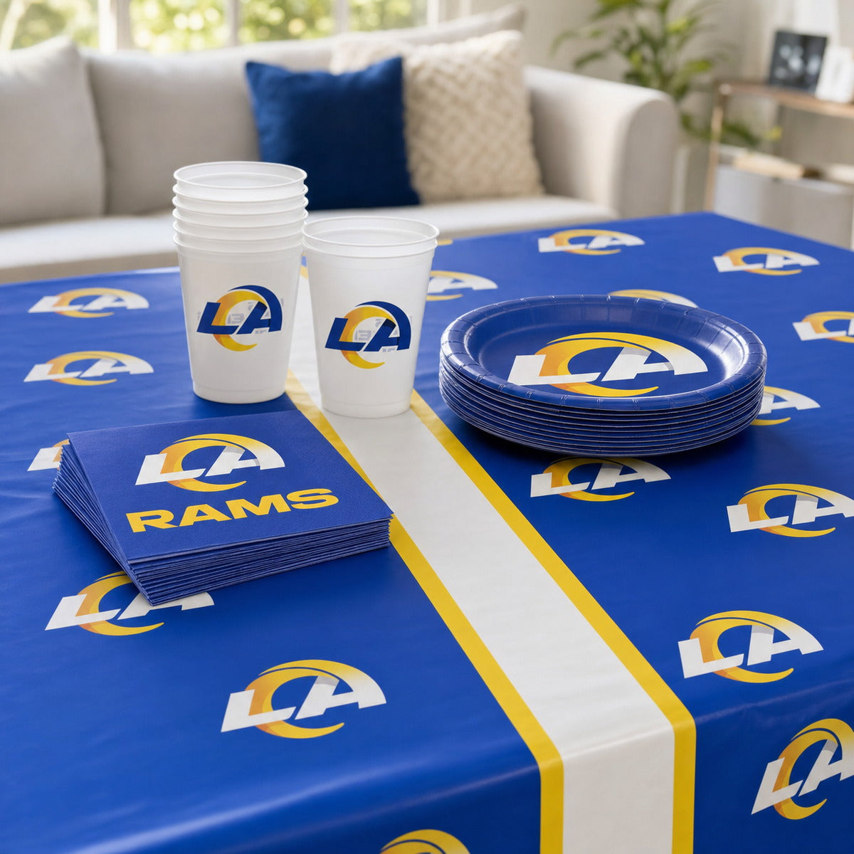 Bulk Los Angeles Rams 20 oz Plastic Cups (96 per Case)