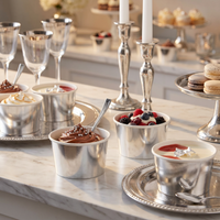 Bulk Silver Foil Paper Treat Cups (96 per Case)
