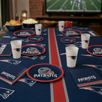 Bulk New England Patriots Paper Dessert Plates (96 per Case)