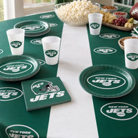 Bulk New York Jets Plastic Table Covers (12 per Case)