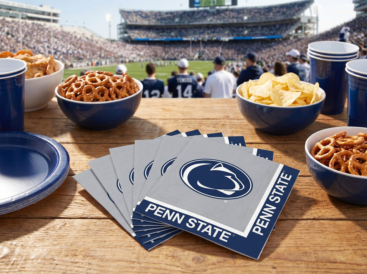 Bulk Penn State Nittany Lions Luncheon Napkin (240 per Case)