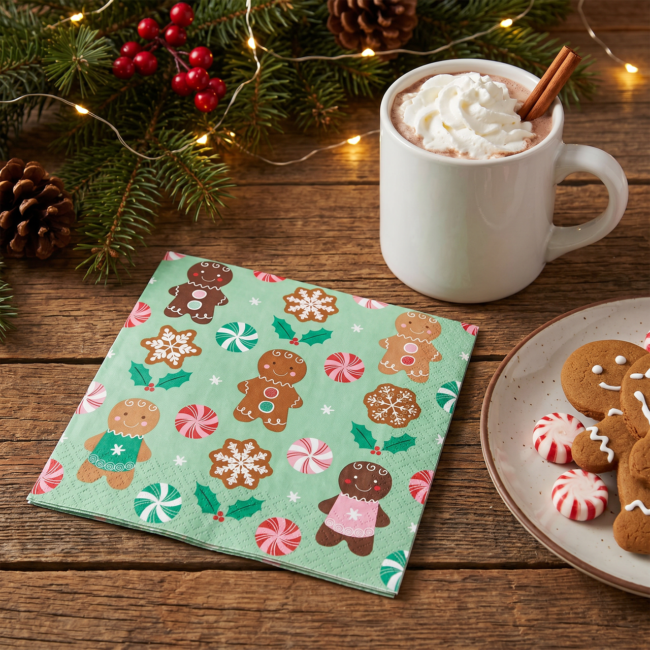 Bulk Holiday Sweets Luncheon Napkin (192 per Case)