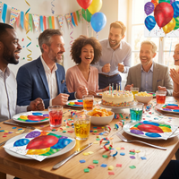 Bulk Balloon Blast Lunch Napkins (192 per Case)