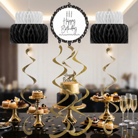 Bulk Golden Wishes Hanging Danglers & Honeycomb (18 per Case)