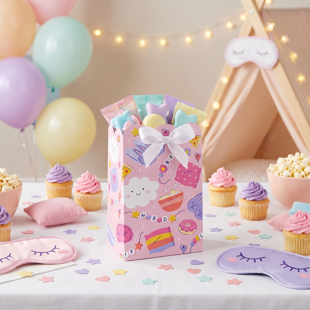 Bulk Sweet Dreams Treat Bag w/ Ribbon (96 per Case)