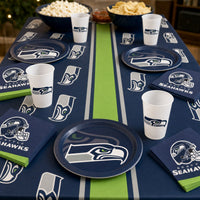 Bulk Seattle Seahawks Paper Dinner Plates (96 per Case)