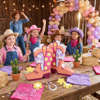 Bulk Boots and Bows 3D Centerpiece w/ Cutouts (24 per Case)