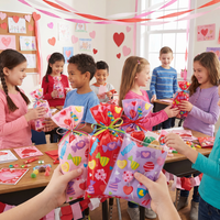 Bulk Valentine Treats Cello Bag with Zipper (144 per Case)