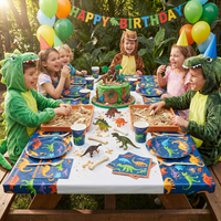 Bulk Dino Dig Plastic Table Covers (12 per Case)