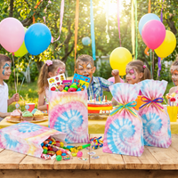 Bulk Tie Dye Party Paper Treat Bags (96 per Case)