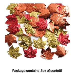 Maple Leaf Confetti, 0.5 oz buy today at PartyDecorations.com
