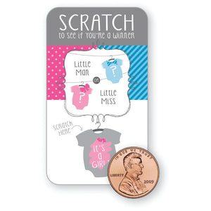 144ct Bulk Bow Or Bowtie? Game, Scratch Off Cards, Girl