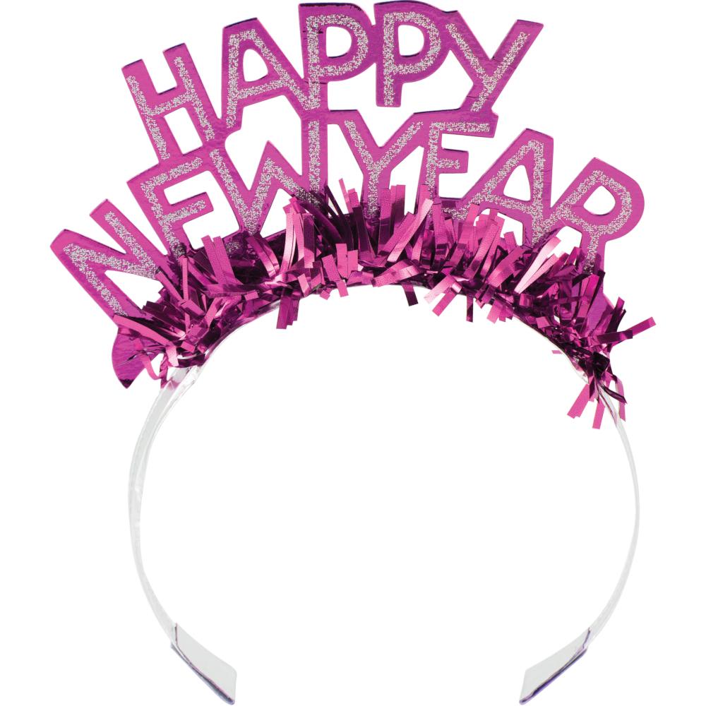 50ct Bulk New Year's Foil & Glitter Tiaras